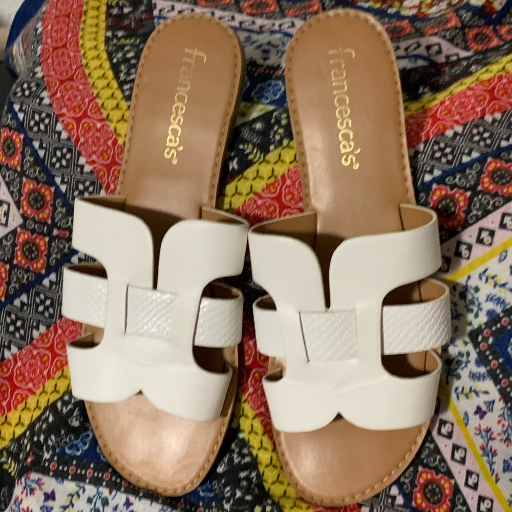 White Sandals